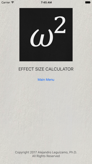 Effect Size Calculator