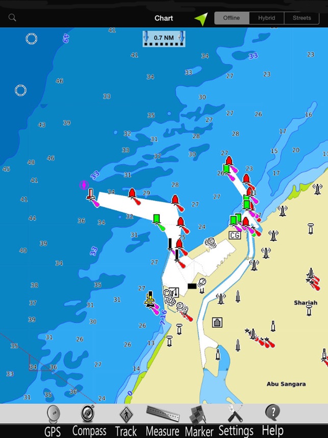 Dubai GPS Nautical charts pro(圖4)-速報App