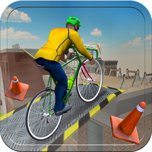 City Rooftop Mountain Bike Rider iOS App