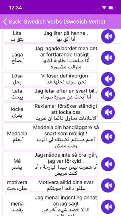 Swedish Verbs