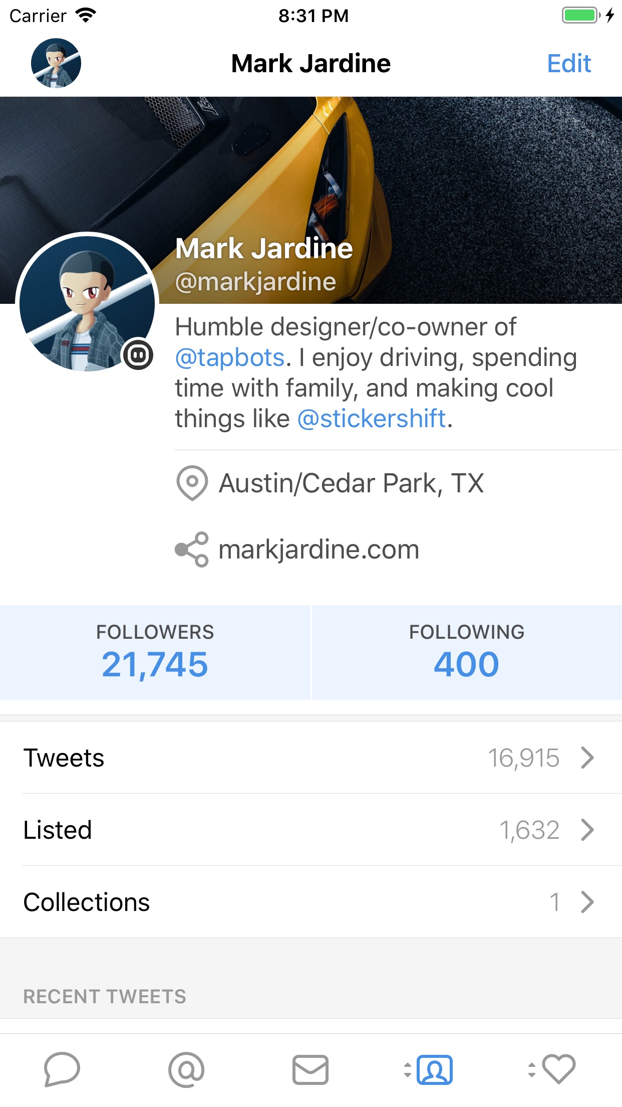 Screenshot do app Tweetbot 5 for Twitter