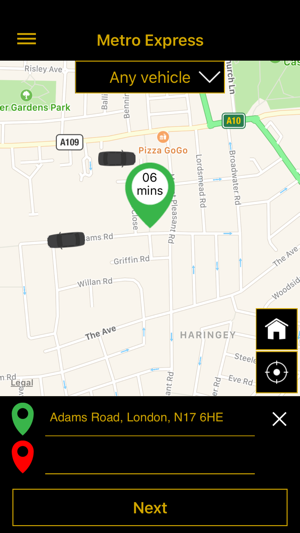 Metro Express Minicab London(圖2)-速報App