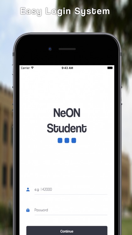 NeON Student