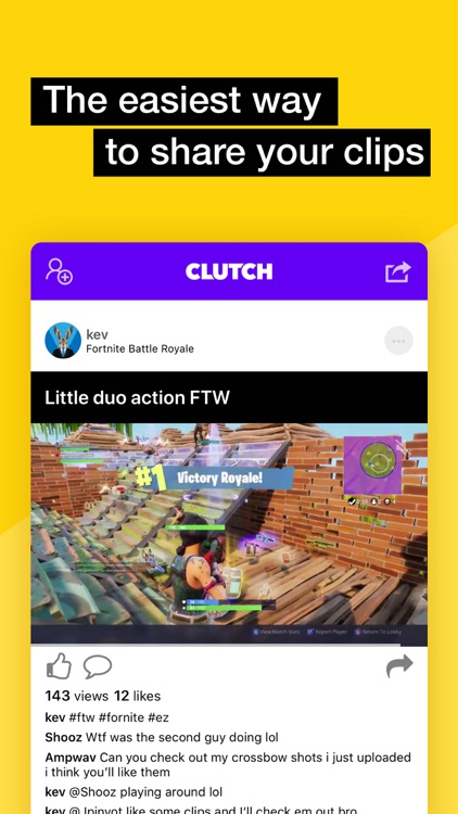 Clutch - Share Xbox/PS4 clips screenshot-0