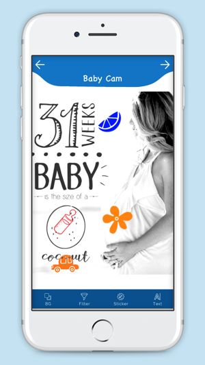 Baby Cam : Pregnancy Milestone(圖2)-速報App