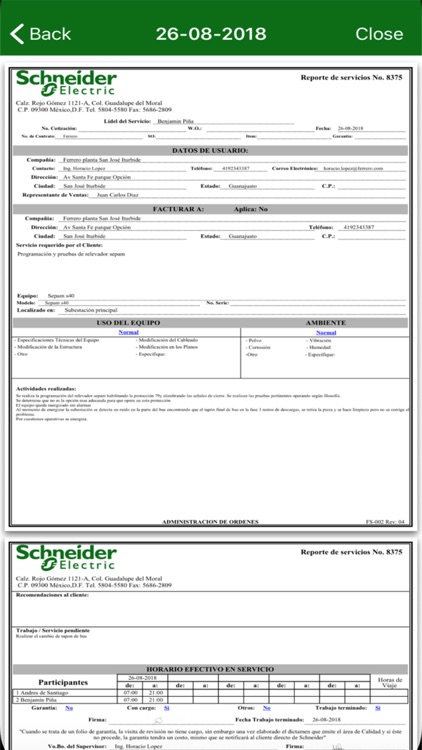 Soporte On-Line Schneider screenshot-3