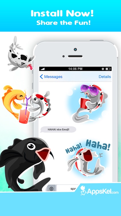 Koi Fish Emoji – Carp Stickers screenshot-4