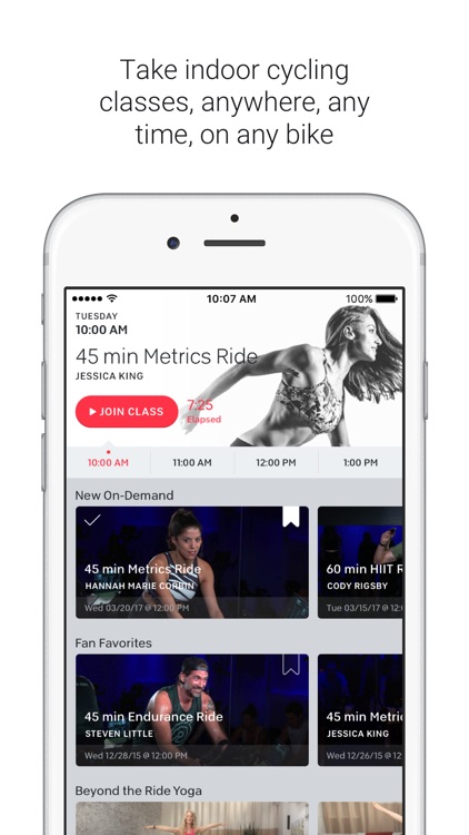 Peloton Cycle Workout Classes screenshot-0