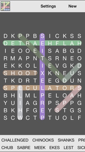 詞搜索拼圖 (Word Search)(圖1)-速報App