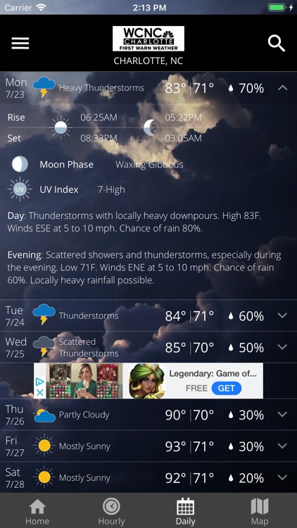 WCNC Charlotte Weather App screenshot-4