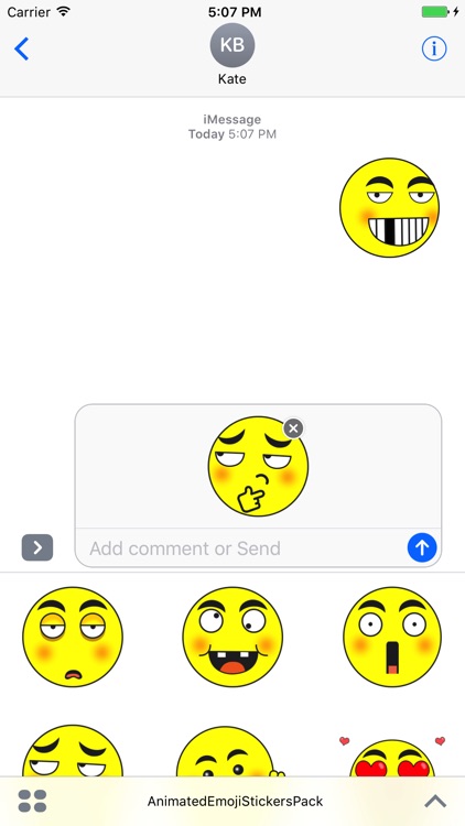 Animated Emoji Stickers Pack