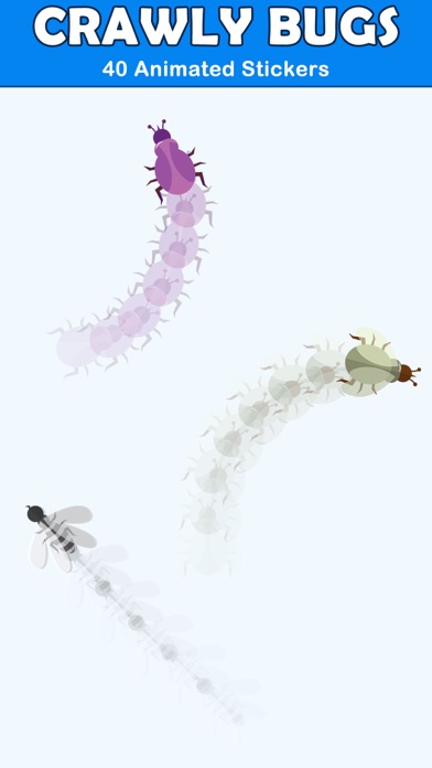 Crawly Bugs Animated Stickers Screenshot 2