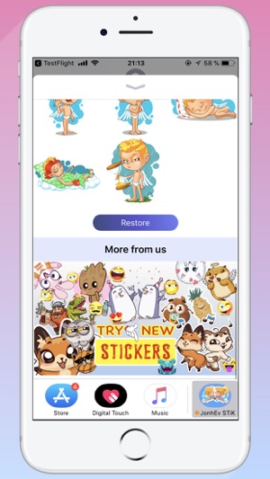 Stickers Jonh & Eva Love STiK(圖3)-速報App