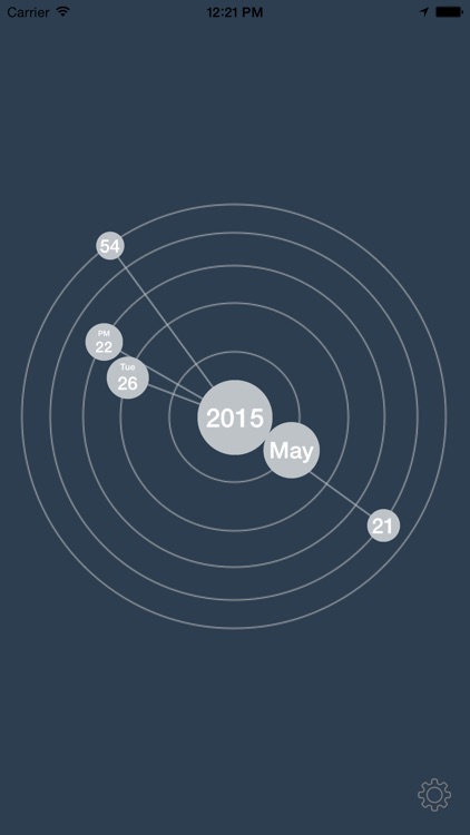 Circle Moving Clock