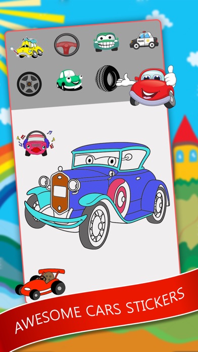Coloring Book For Vehicles screenshot 3