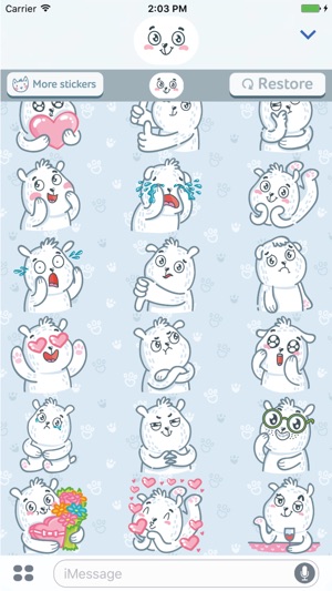 Polar Bear! Srickers for iMessage(圖5)-速報App