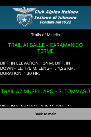 Trails of the Centro Abruzzo screenshot 3