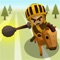 You can ride on your horseback and defeat the enemy with "rock, paper, scissors"