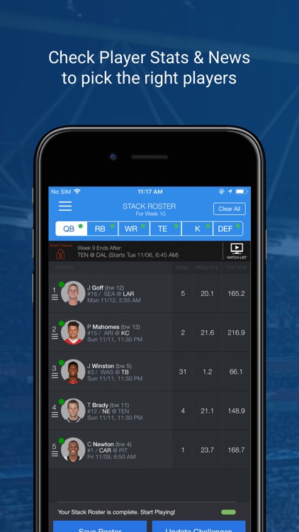 Sports Gamet Fantasy Football screenshot-3