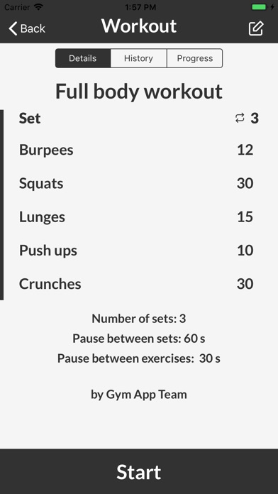 Gym App Workout screenshot 2