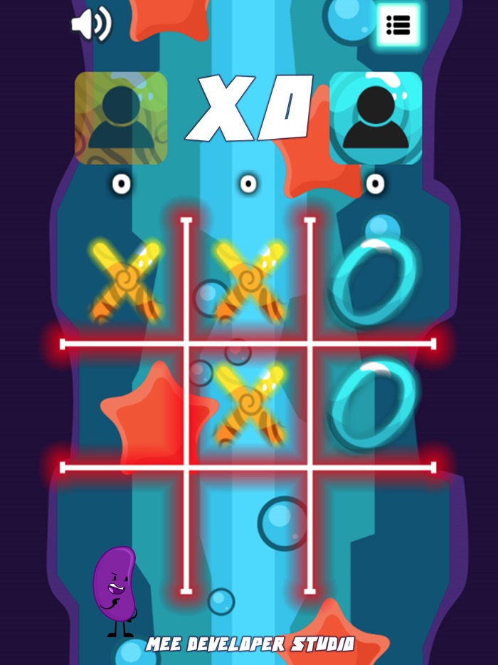 TIC TAC TOE Jelly XO 2 Player