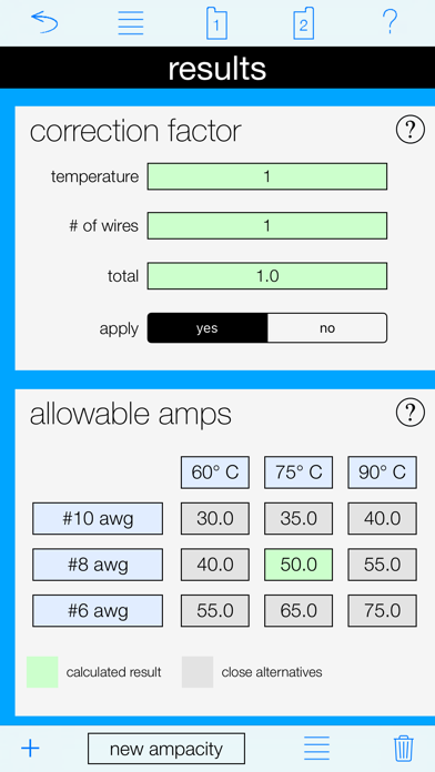 Ampacity Calculator Pro screenshot 4