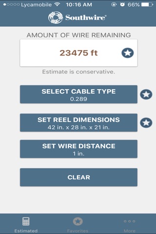 Partial Reel Calculator screenshot 4