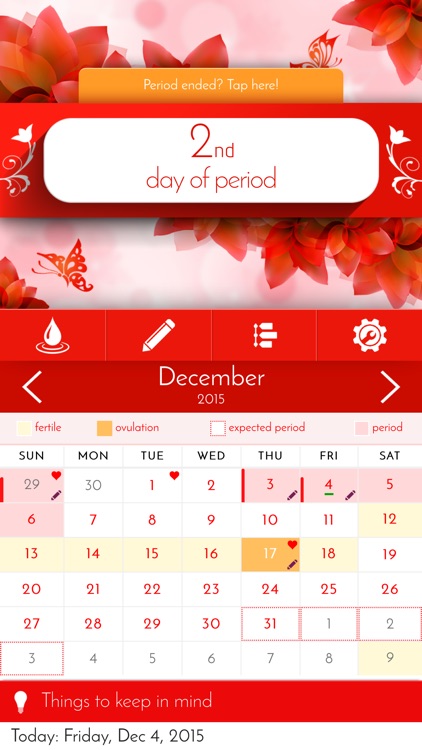 My Calendar: Period Tracker