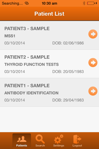 LabTests eResults screenshot 2