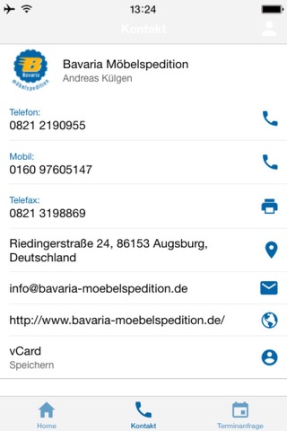 Bavaria Möbelspedition screenshot 2