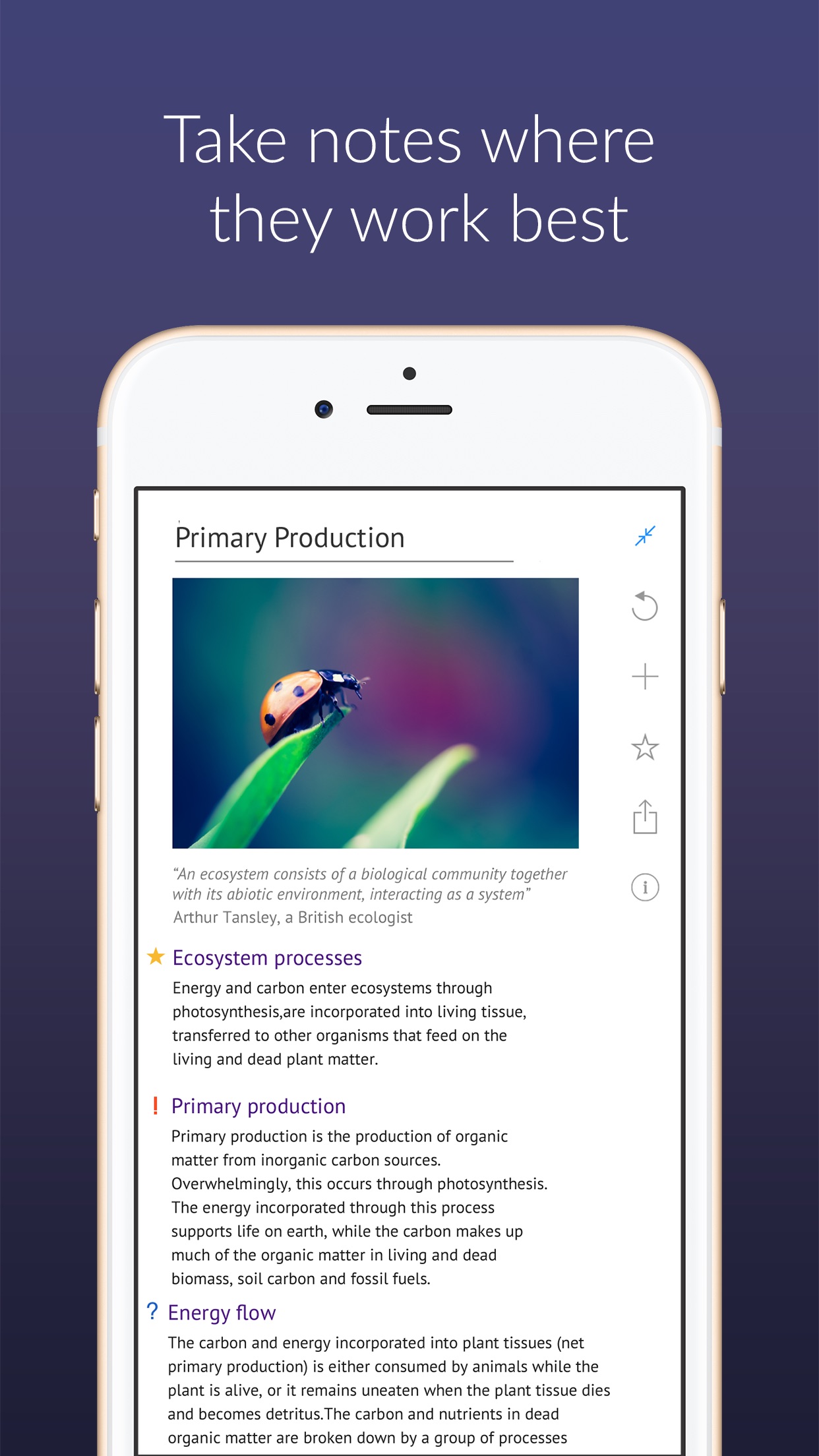 Screenshot do app Outline -your digital notebook