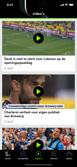 Sporza Voetbal(圖6)-速報App