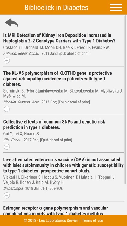 Biblioclick in Diabetes