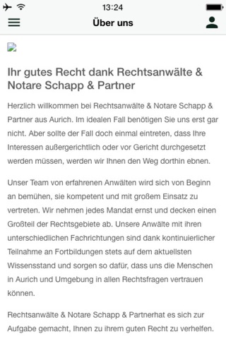 Rechtsanwälte Schapp & Partner screenshot 2