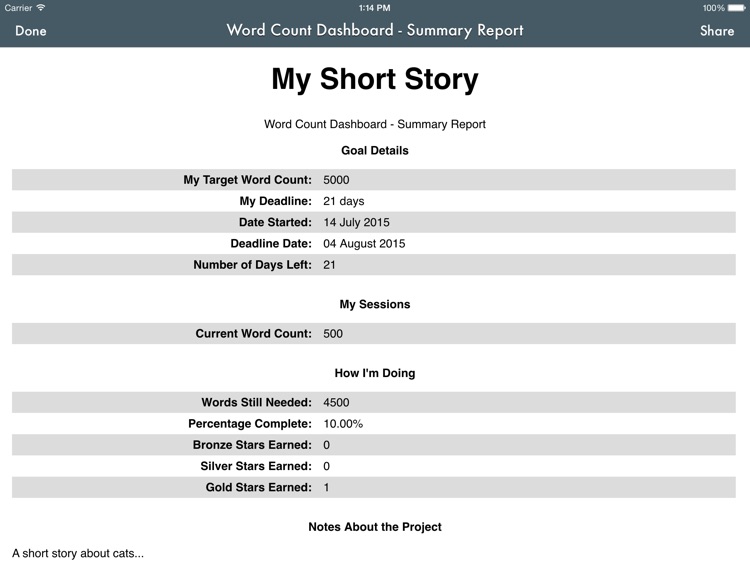 Word Count Dashboard screenshot-4