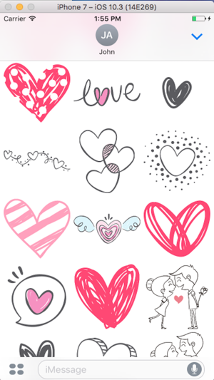 Couple Love - Emoji Sticker(圖3)-速報App