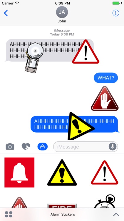 Alarm Stickers