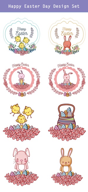 Happy Easter Day Stickers(圖3)-速報App