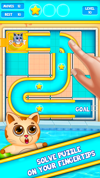Kitty Pool Slide Fun screenshot 4