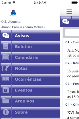 Escola Atenas screenshot 2