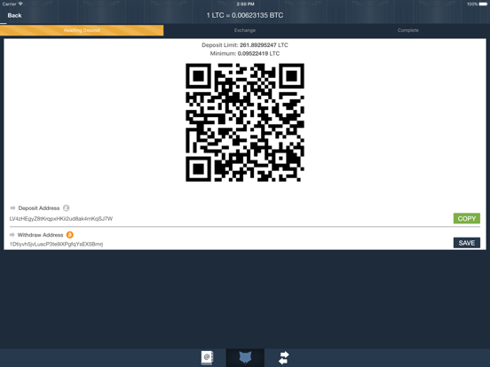 ShapeShift - Instant Crypto Converter screenshot