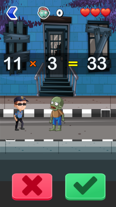 How to cancel & delete Math vs. Zombies : Math Games from iphone & ipad 4