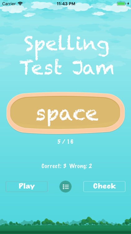 Spelling Test Jam