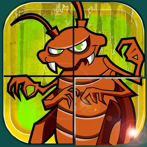 InsectiSlide Bugs Photo Tile Puzzle iOS App