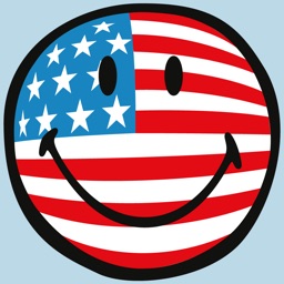 Smiley American Flags
