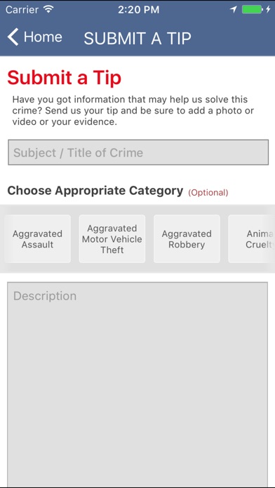 Cook County CrimeStoppers App screenshot 2