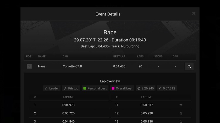 SmartRace - Carrera Race App