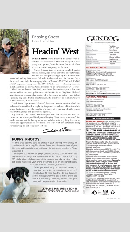 Gun Dog Magazine