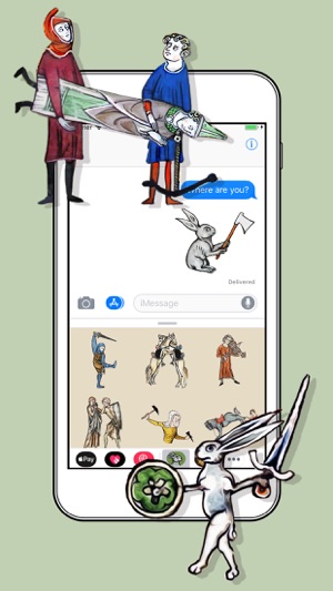 Medieval Rabbit Stickers(圖3)-速報App