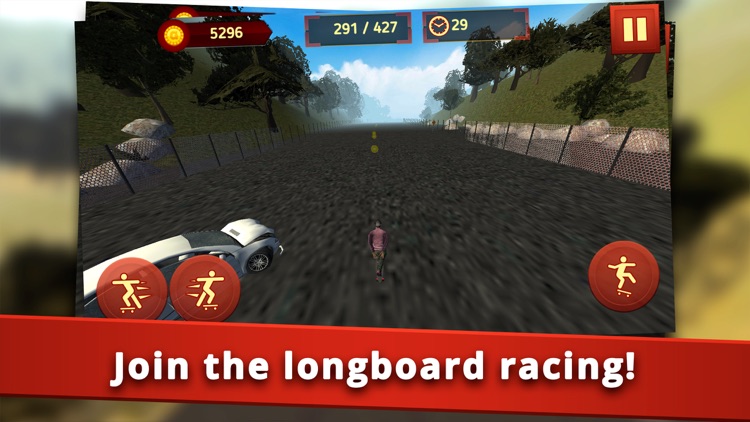Downhill Longboarding Race Sim